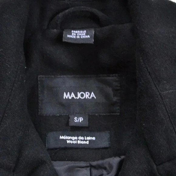 MAJORA Wool  Blend Pea Coat - Picture 5 of 10